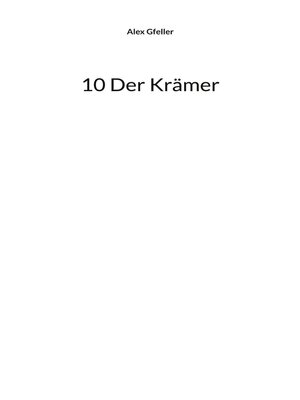 cover image of 10 Der Krämer